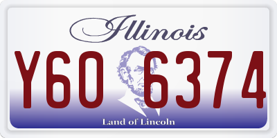 IL license plate Y606374