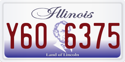 IL license plate Y606375