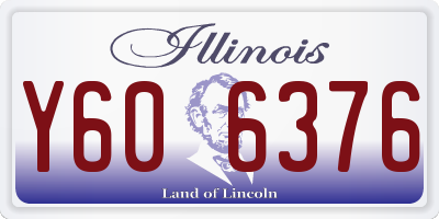 IL license plate Y606376