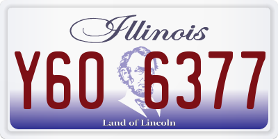 IL license plate Y606377