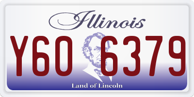 IL license plate Y606379