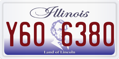 IL license plate Y606380