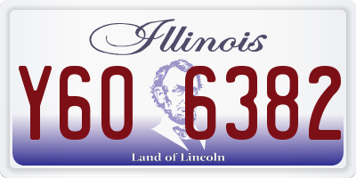 IL license plate Y606382