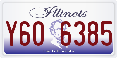 IL license plate Y606385