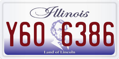 IL license plate Y606386