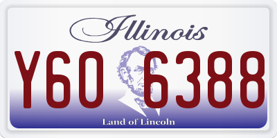 IL license plate Y606388
