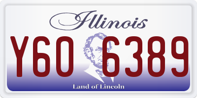 IL license plate Y606389