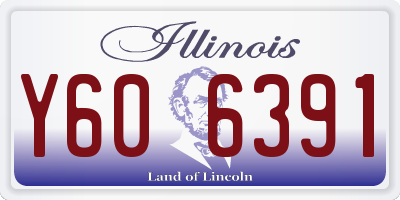 IL license plate Y606391
