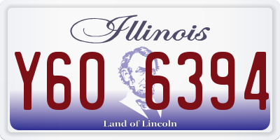 IL license plate Y606394