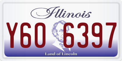 IL license plate Y606397