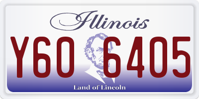 IL license plate Y606405