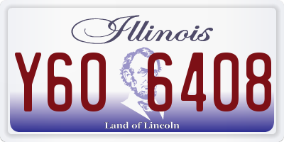 IL license plate Y606408