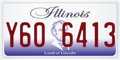 IL license plate Y606413