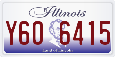 IL license plate Y606415