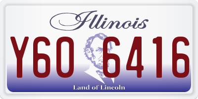 IL license plate Y606416