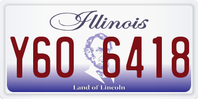 IL license plate Y606418