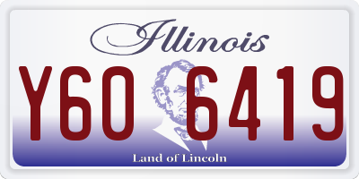 IL license plate Y606419
