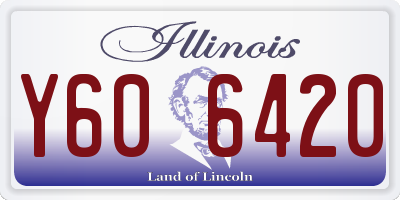 IL license plate Y606420