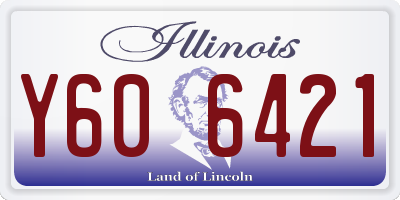 IL license plate Y606421