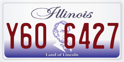 IL license plate Y606427