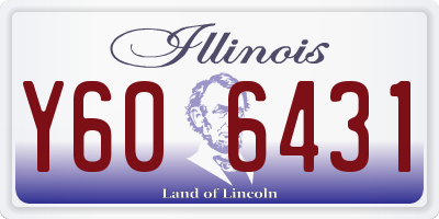 IL license plate Y606431