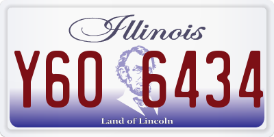 IL license plate Y606434