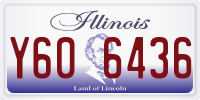 IL license plate Y606436