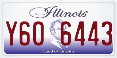 IL license plate Y606443