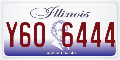 IL license plate Y606444