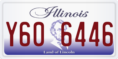 IL license plate Y606446