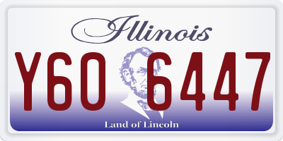 IL license plate Y606447