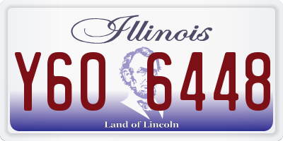 IL license plate Y606448