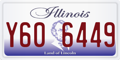 IL license plate Y606449