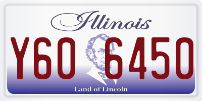 IL license plate Y606450