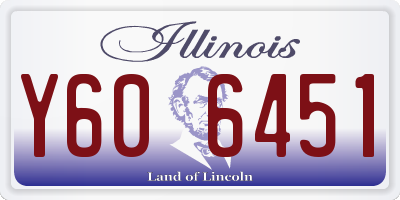 IL license plate Y606451