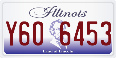 IL license plate Y606453