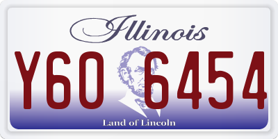 IL license plate Y606454
