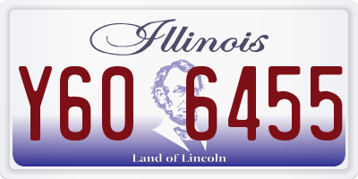 IL license plate Y606455