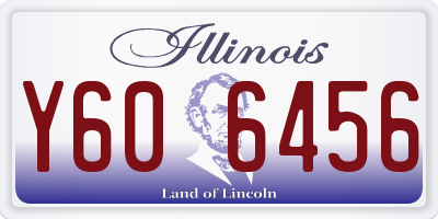 IL license plate Y606456