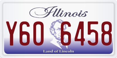 IL license plate Y606458