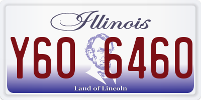IL license plate Y606460
