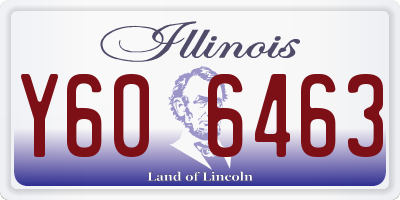 IL license plate Y606463