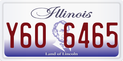 IL license plate Y606465