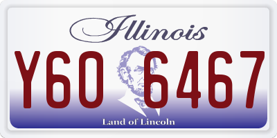 IL license plate Y606467