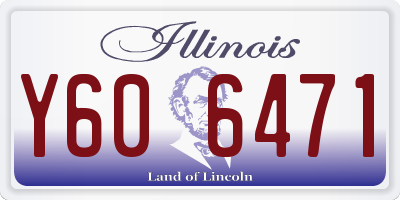 IL license plate Y606471