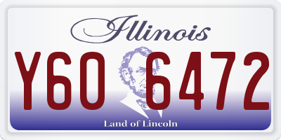 IL license plate Y606472