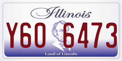 IL license plate Y606473
