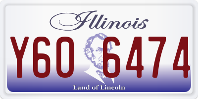 IL license plate Y606474