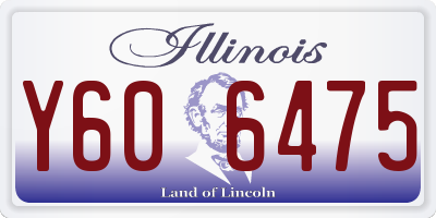 IL license plate Y606475
