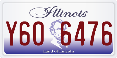 IL license plate Y606476